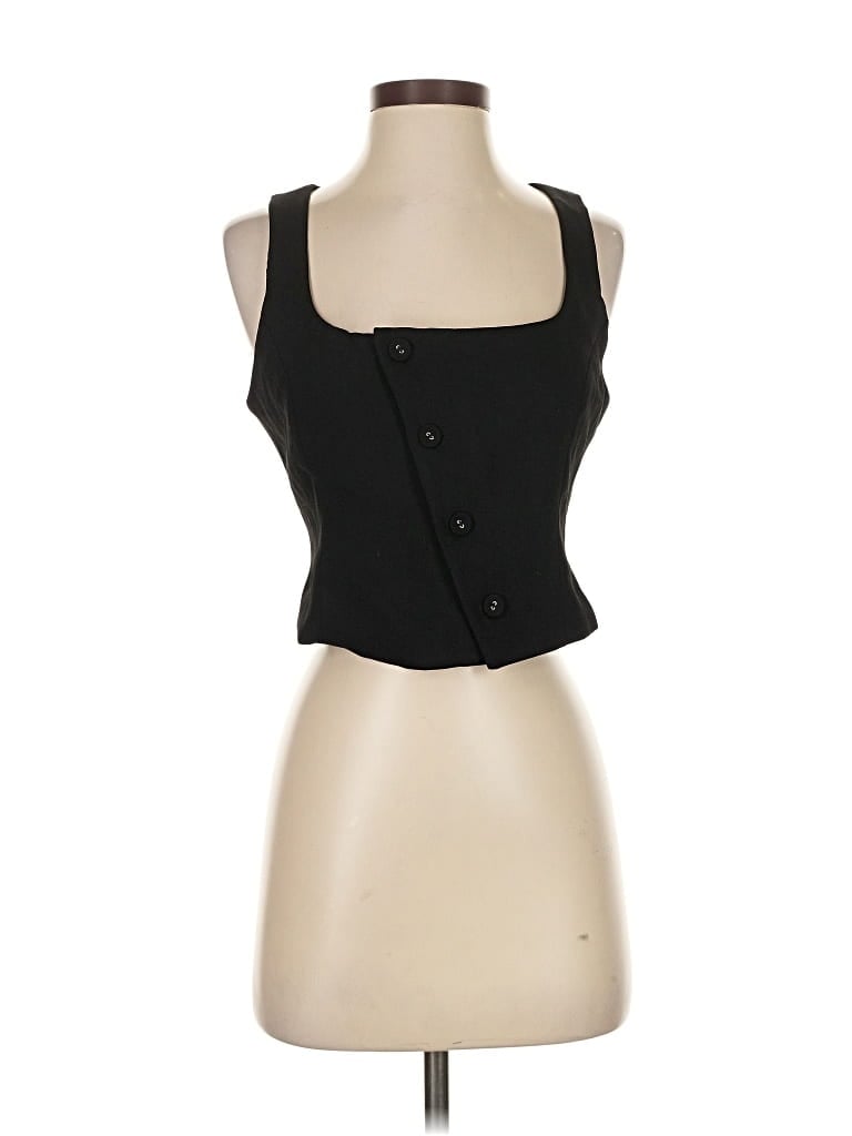 Pre-owned Edit By Nine Vest In Black