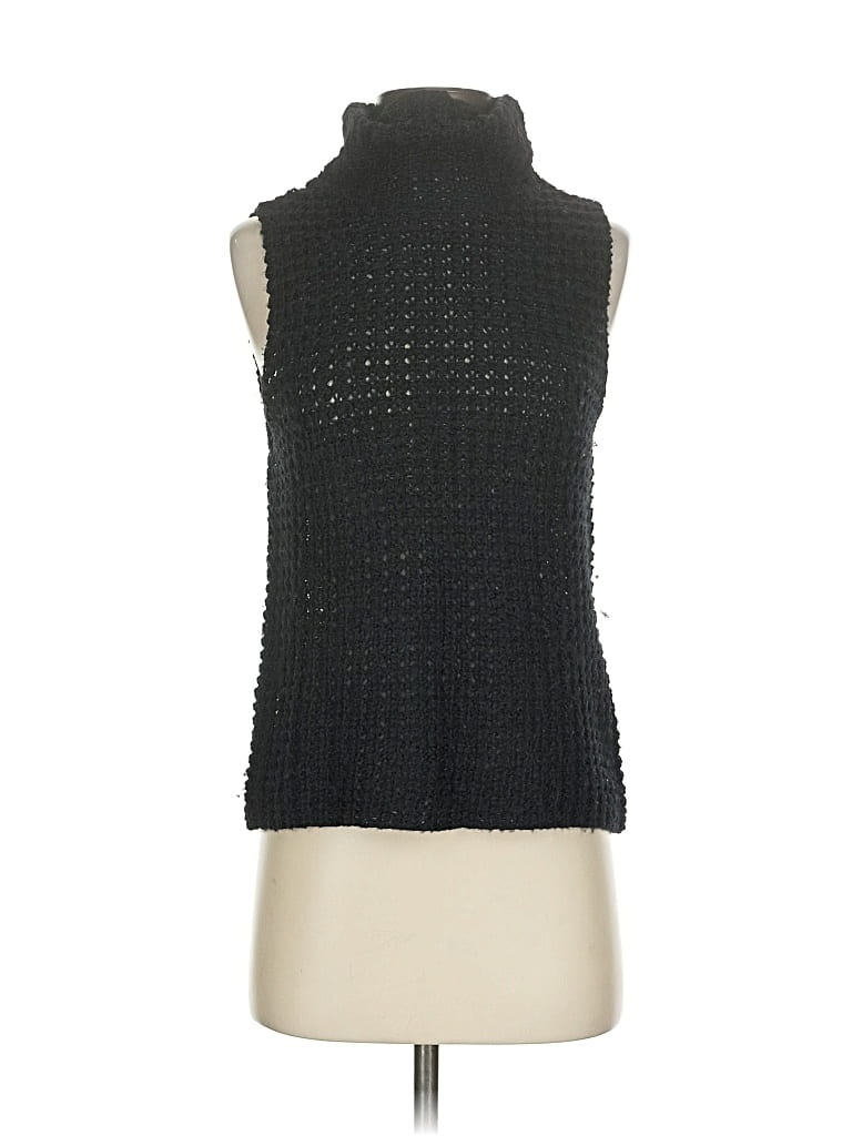 Pre-owned Kenneth Cole New York Sweater Vest In Black