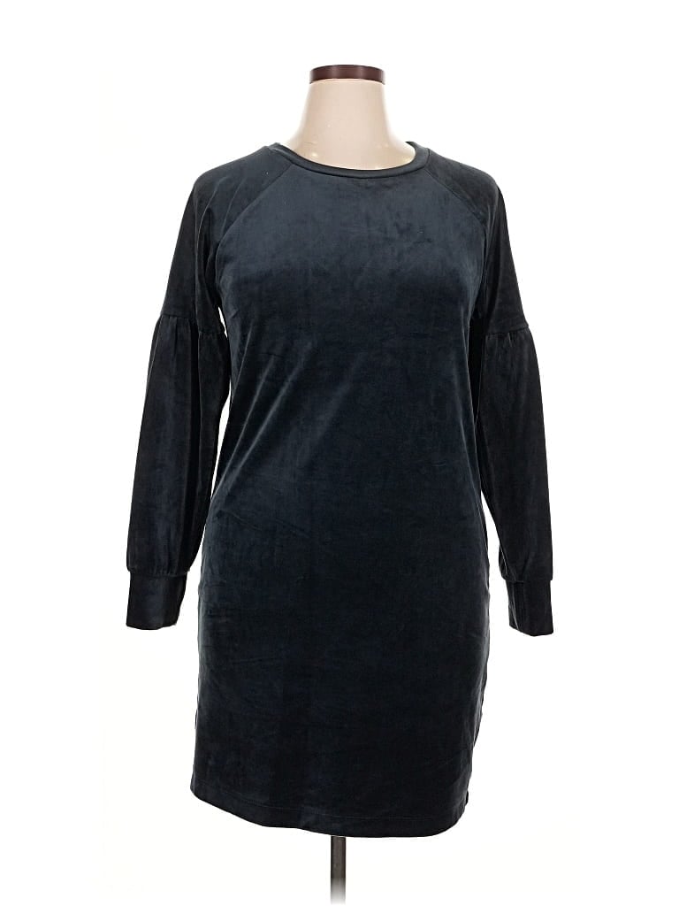 Pre-owned Marc New York By Andrew Marc Performance Casual Dress In Black