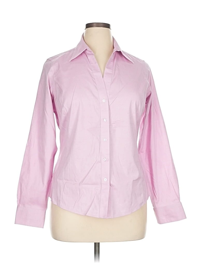 Pre-owned Brooks Brothers 346 Long Sleeve Button Down Shirt In Pink