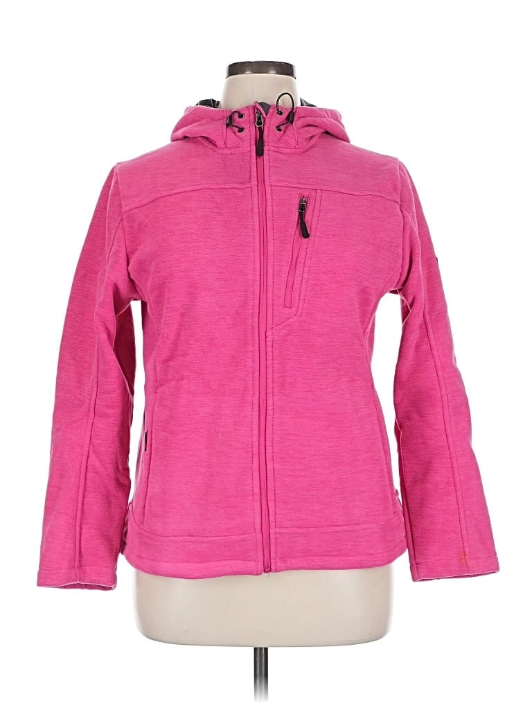 Pre-owned Little Donkey Andy Zip Up Hoodie In Pink