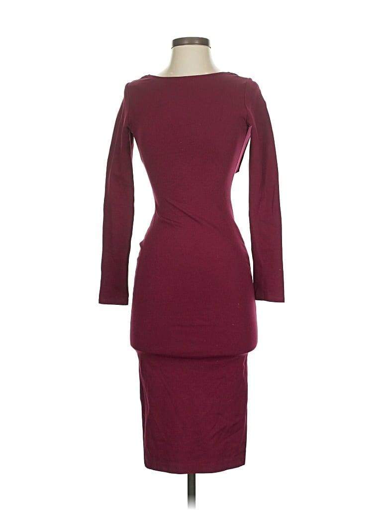 Pre-owned Lulus Cocktail Dress In Burgundy