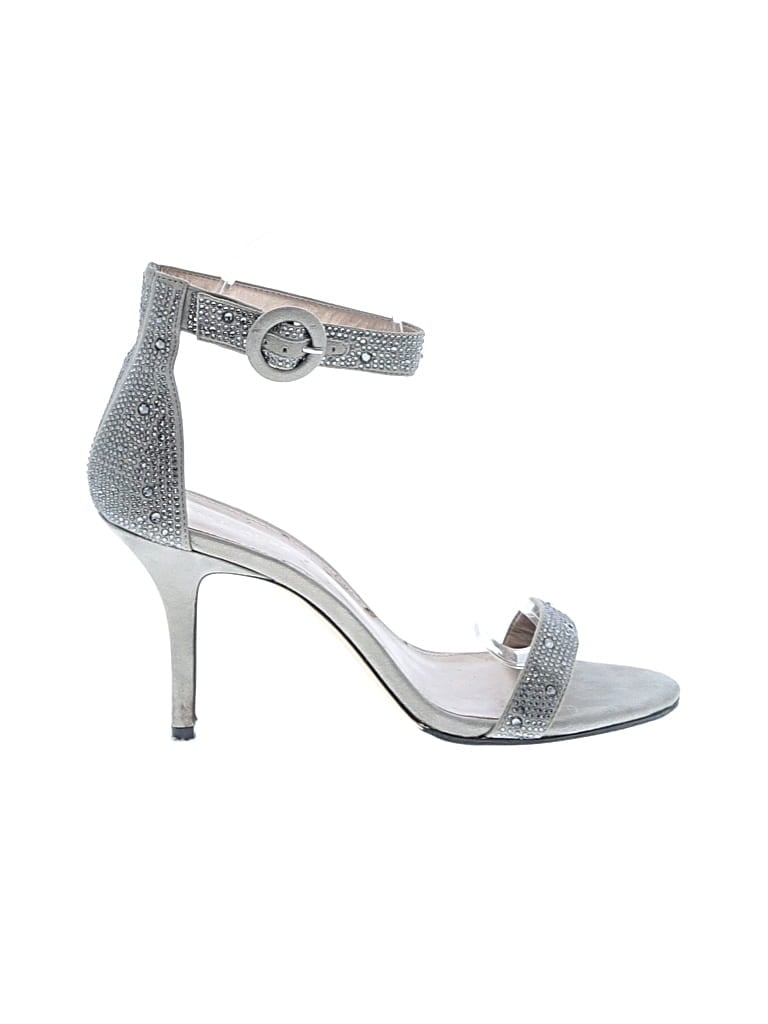 Pre-owned Pelle Moda Sandals In Silver