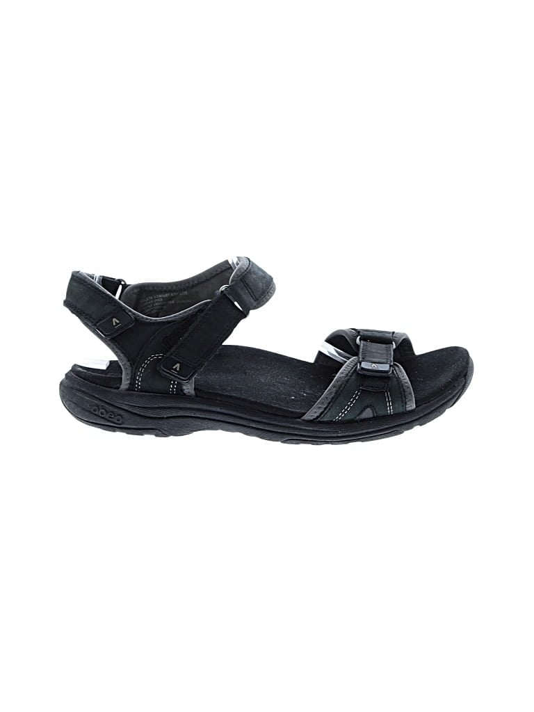 Pre-owned Abeo Sandals In Black