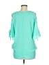 Staccato Teal 3/4 Sleeve Blouse Size M - photo 2