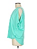 Staccato Teal 3/4 Sleeve Blouse Size M - photo 5