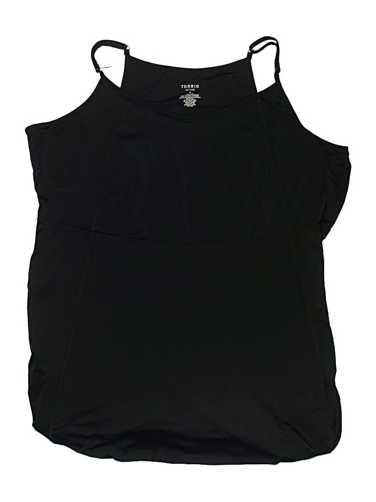 Pre-owned Torrid Swimsuit Top Black Swimwear