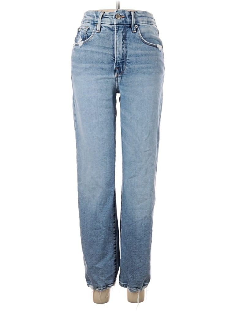 Pre-owned Good American Jeans In Blue