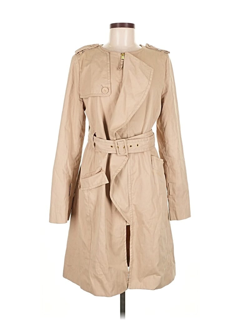 Pre-owned Bcbgmaxazria Trenchcoat In Brown