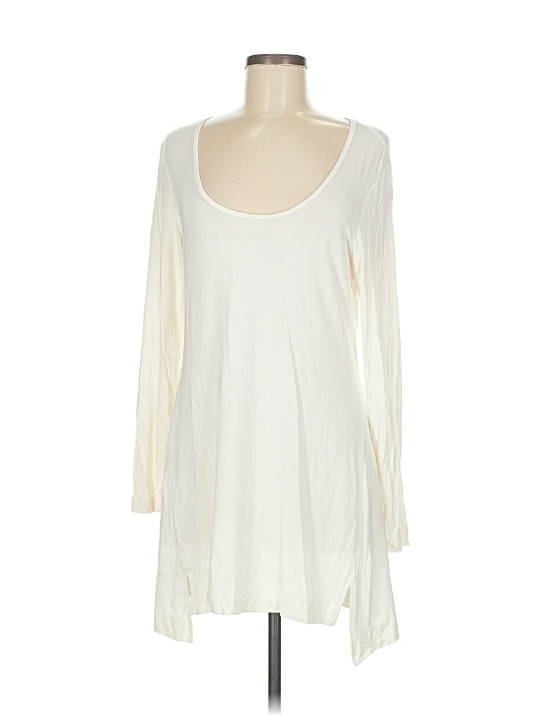 Pre-owned Peach Casual Dress In White