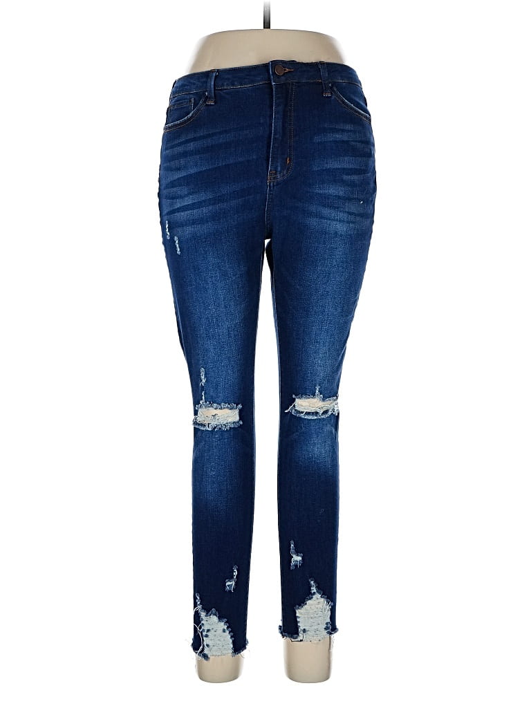 Pre-owned Simple Society Jeans In Blue
