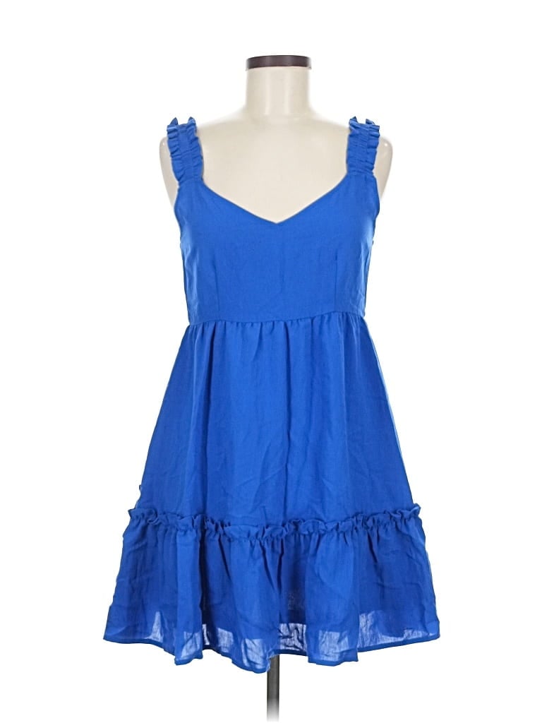 Pre-owned Blu Pepper Casual Dress In Blue