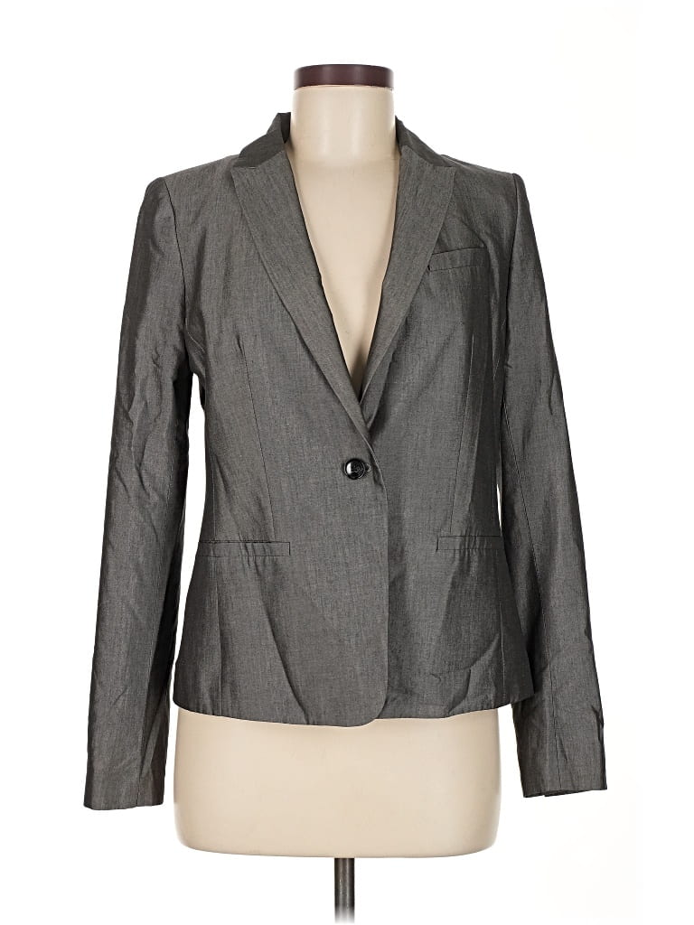 Pre-owned Banana Republic Blazer Jacket In Gray