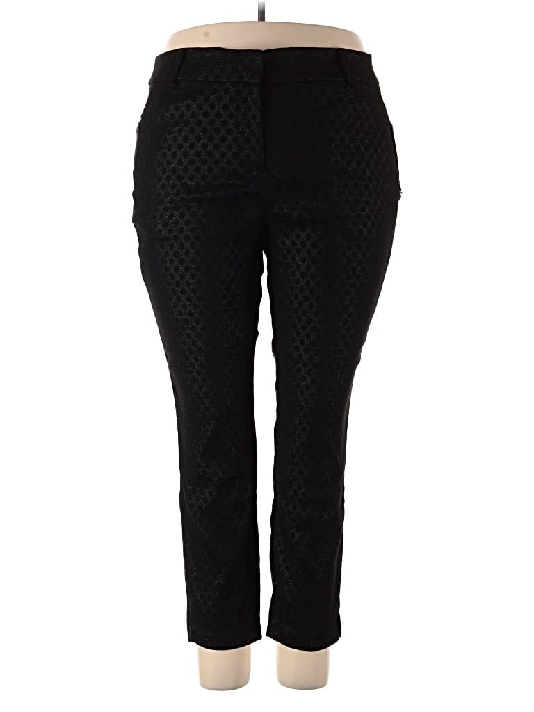 Pre-owned Lane Bryant Casual Pants In Black