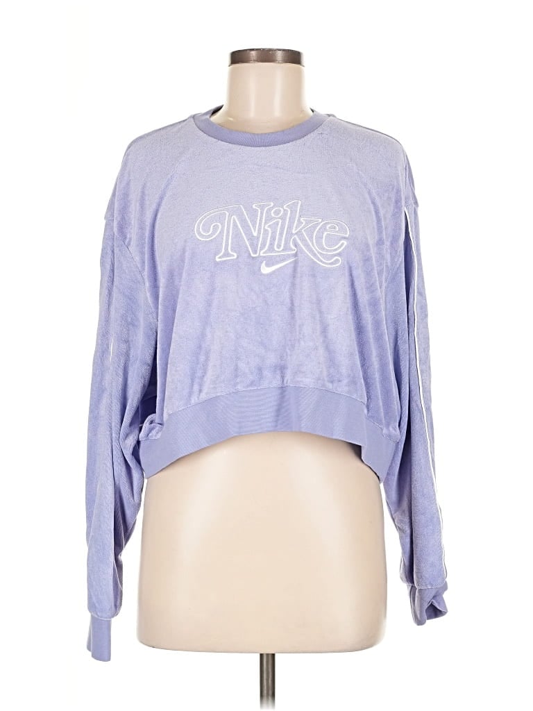 Pre-owned Nike Sweatshirt In Purple