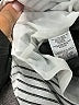 Ann Taylor Stripes Gray Casual Dress Size M - photo 8