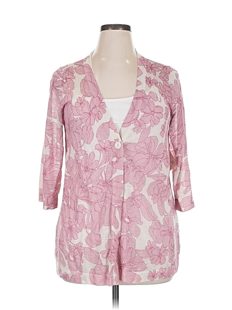 Pre-owned Sigrid Olsen Kimono In Pink