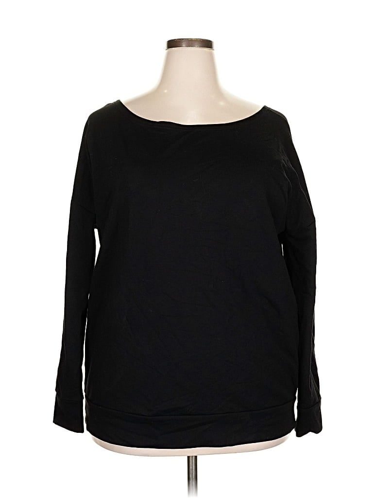 Pre-owned Unbranded Pullover Sweater In Black