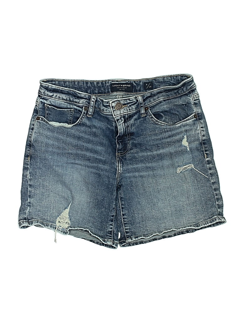 Pre-owned Lucky Brand Denim Shorts In Blue