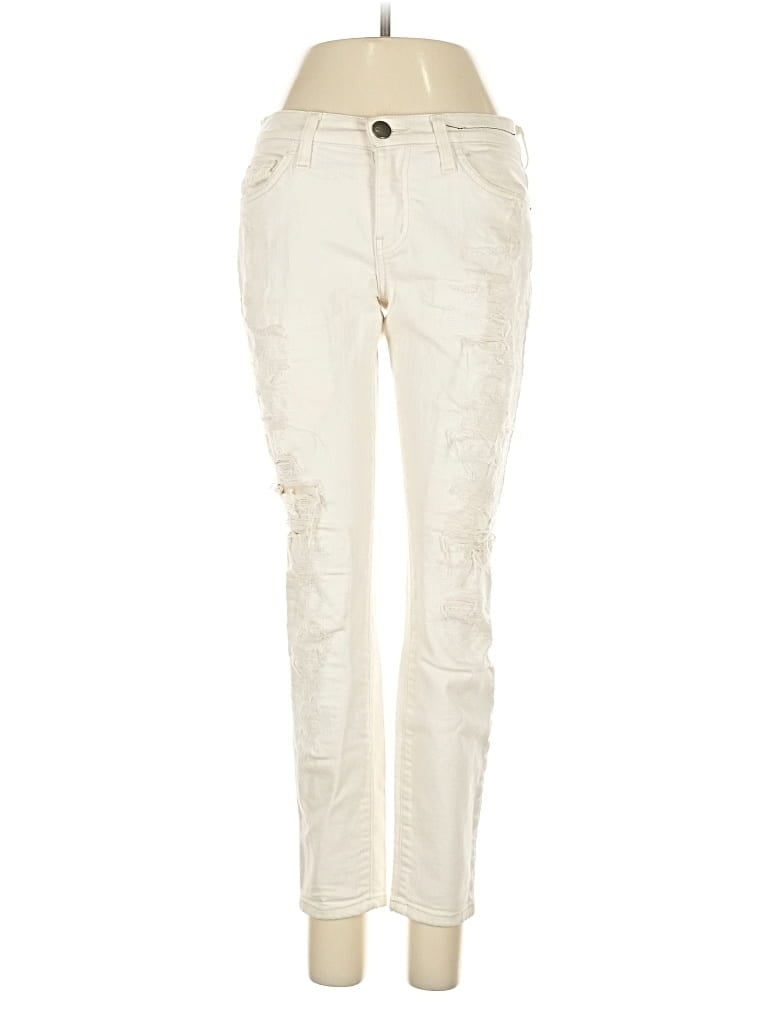 Pre-owned Current Elliott Jeans In White