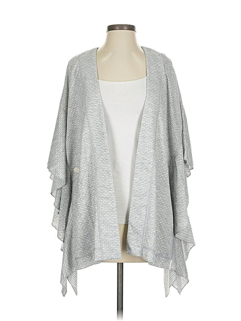 Pre-owned Cabi Cardigan Sweater In Gray