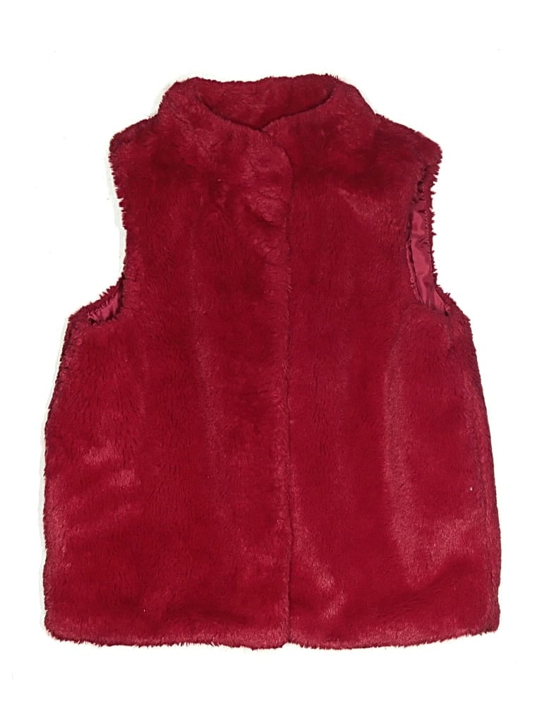 Pre-owned Epic Threads Kids' Sweater Vest In Burgundy