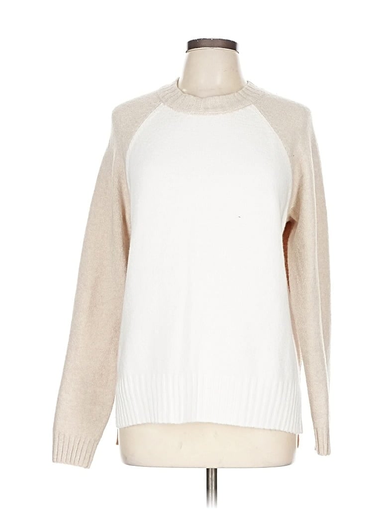 Pre-owned Time And Tru Pullover Sweater In White