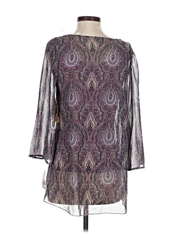 Live and Let Live 3/4 Sleeve Blouse (view 2)