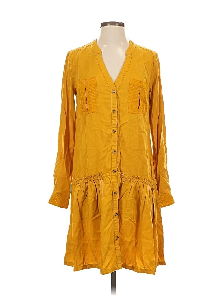 Pre-owned Maeve By Anthropologie Casual Dress In Yellow