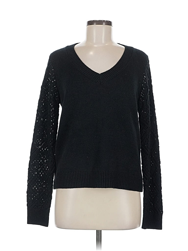 Pre-owned Industry Pullover Sweater In Black