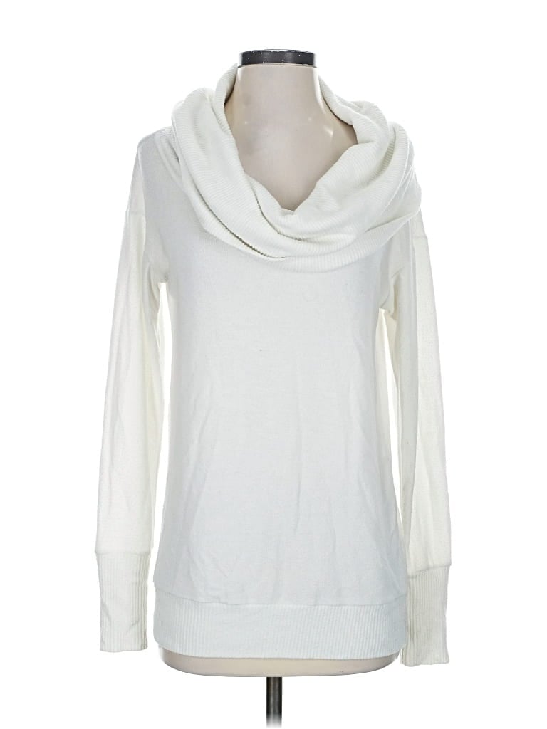 Pre-owned Michael Stars Pullover Sweater In White