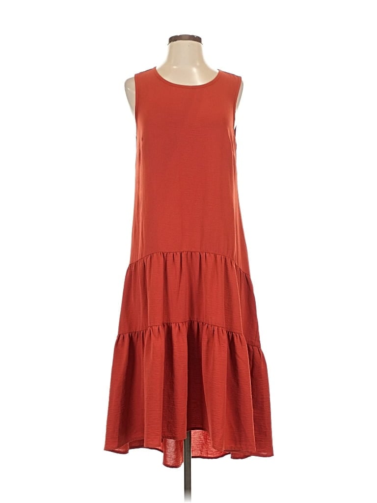 Pre-owned Nicole Miller Casual Dress In Red