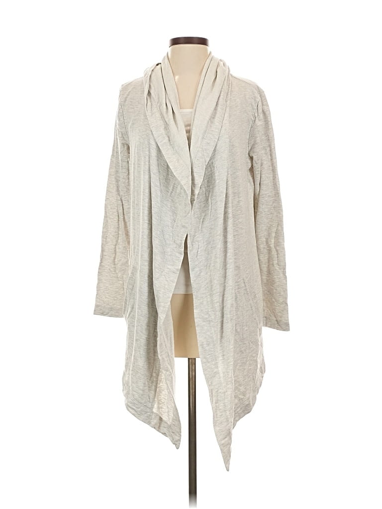 Pre-owned Athleta Cardigan Sweater In Gray