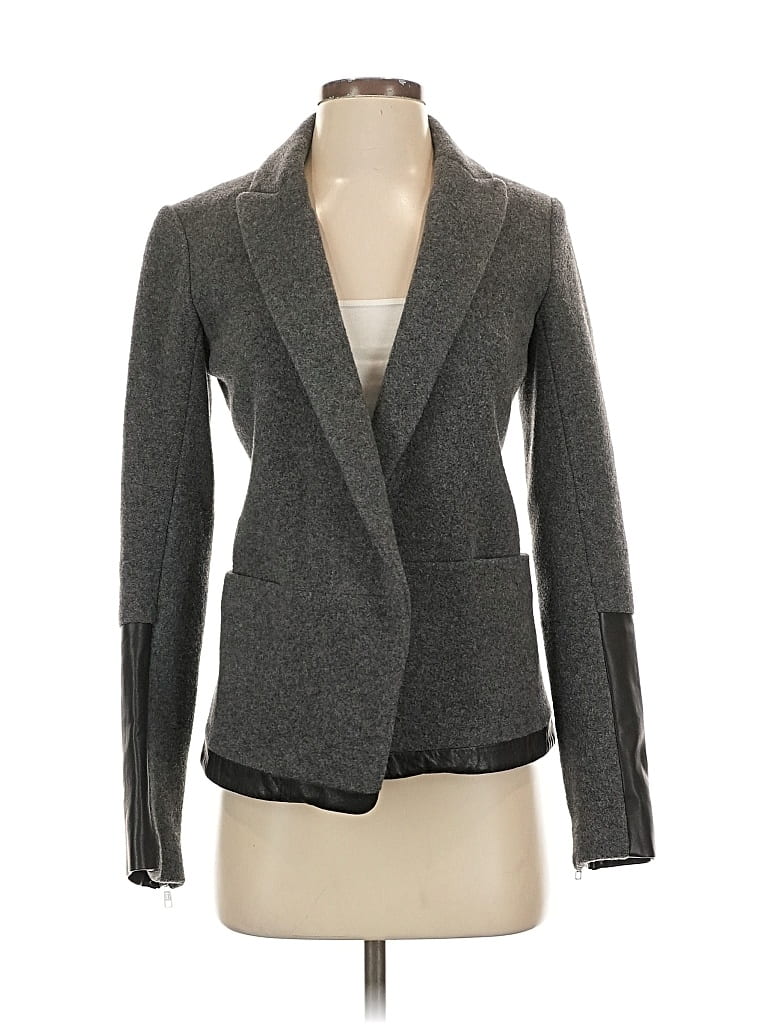 THEORY Pre-owned Wool Blazer Jacket In Gray