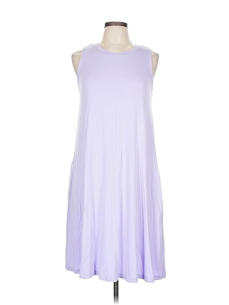 Pre-owned Time And Tru Casual Dress In Purple