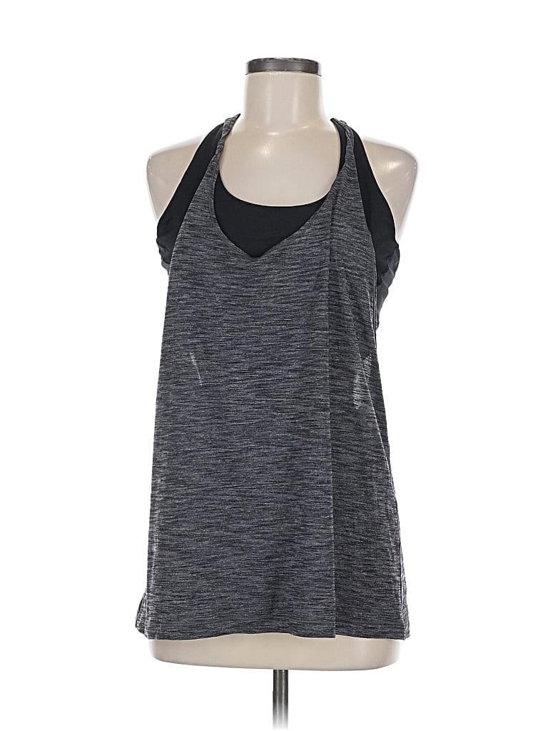 Pre-owned Lululemon Athletica Active Tank Top In Gray