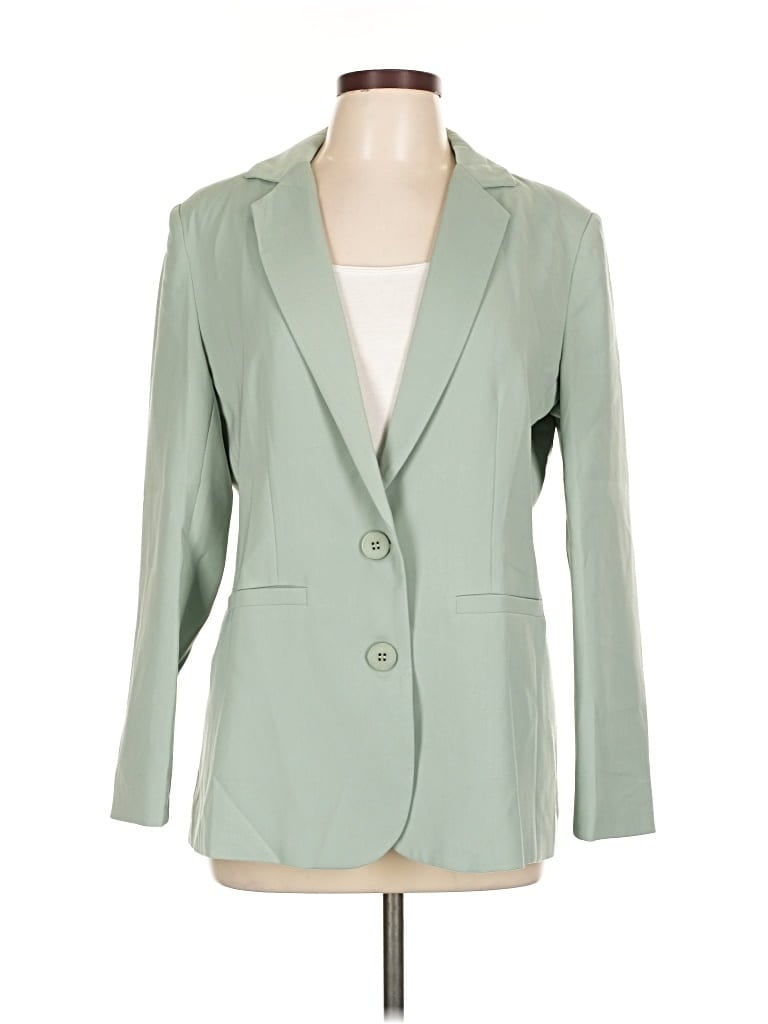 Pre-owned Unbranded Blazer Jacket In Green