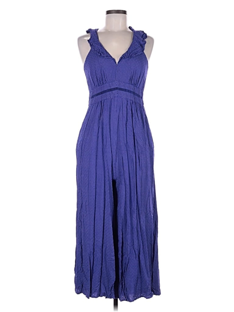 Pre-owned Maeve By Anthropologie Jumpsuit In Blue