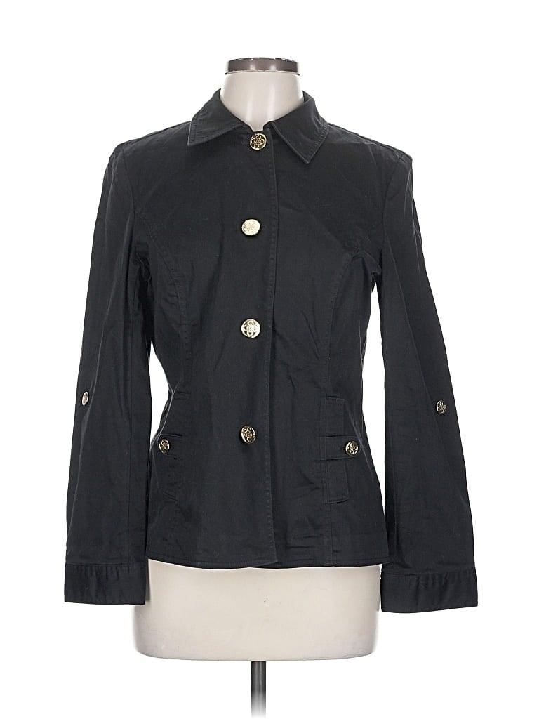 Pre-owned Charter Club Blazer Jacket In Black