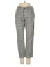 NSF 100% Cotton Plaid Gray Casual Pants Size 24 waist - photo 1