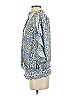 Parker 100% Polyester Blue 3/4 Sleeve Blouse Size XS - photo 5
