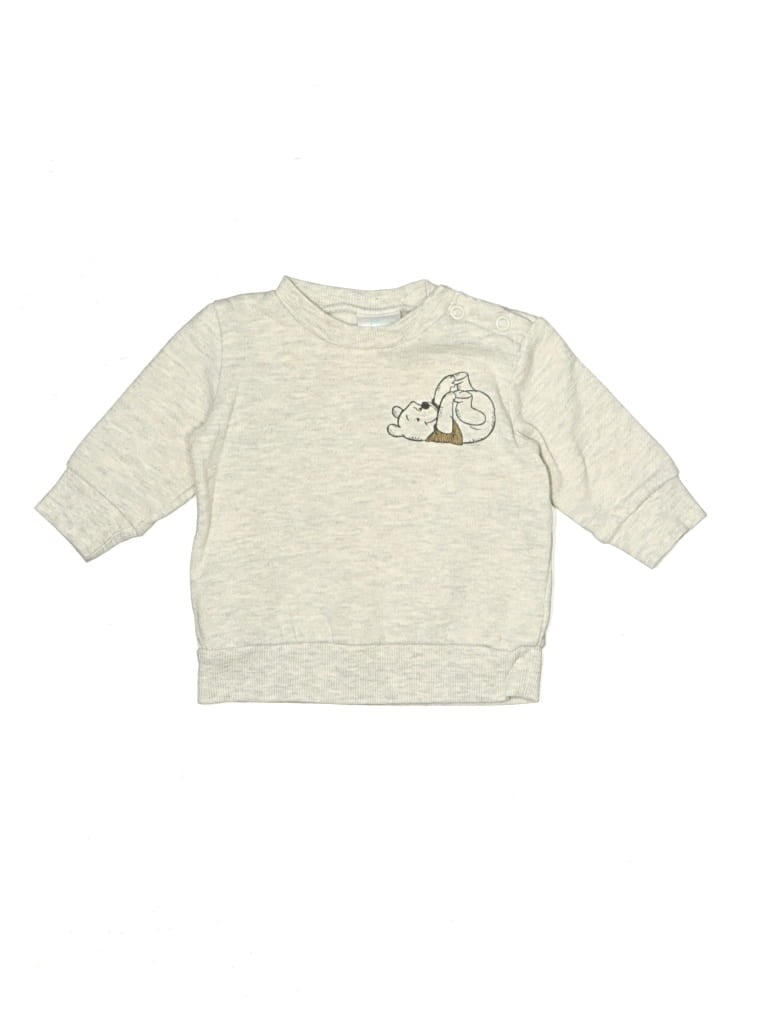 Pre-owned Disney Baby Babies' Sweatshirt In Gray