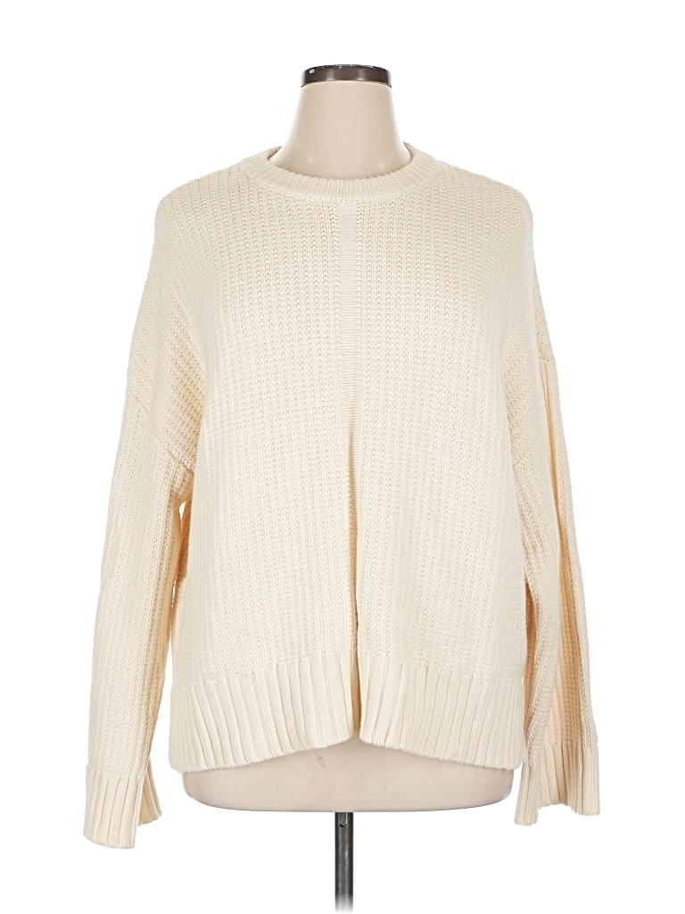 Pre-owned Pistola Pullover Sweater In White