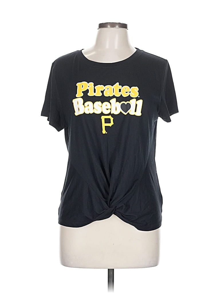 Pre-owned Genuine Merchandise By Team Athletics Short Sleeve T-shirt In Black