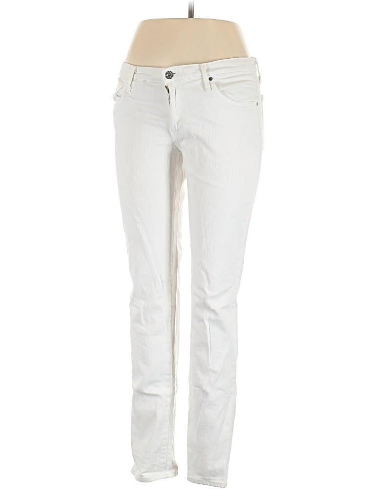 Pre-owned Adriano Goldschmied Jeans In White