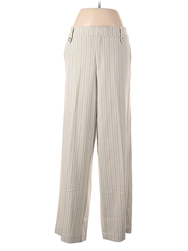 Pre-owned Nicole Miller Dress Pants In Gray