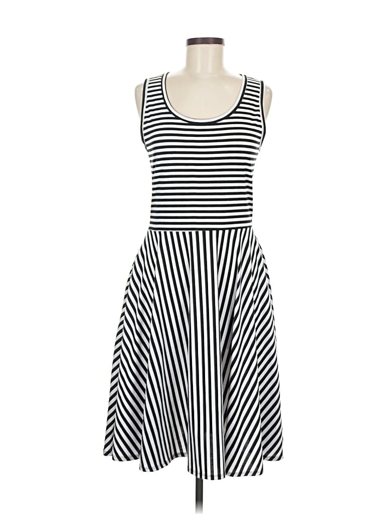 Pre-owned Lularoe Casual Dress In Black