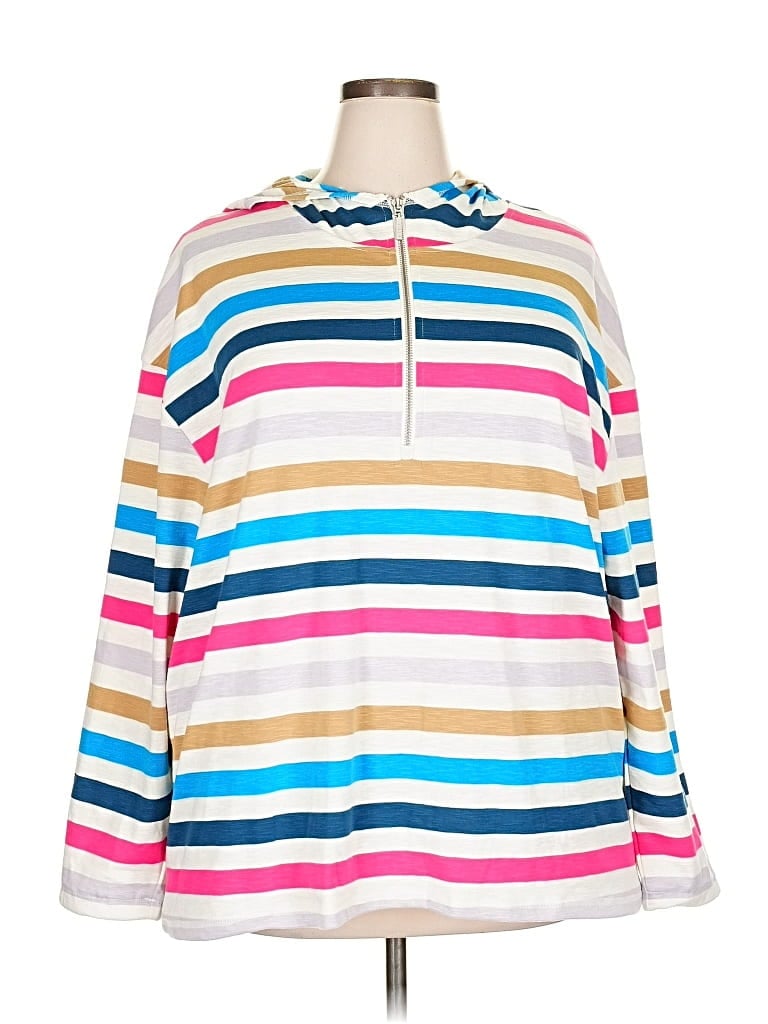 Pre-owned Livi Pullover Hoodie In White