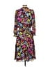Talbots Floral Purple Casual Dress Size XS - photo 2
