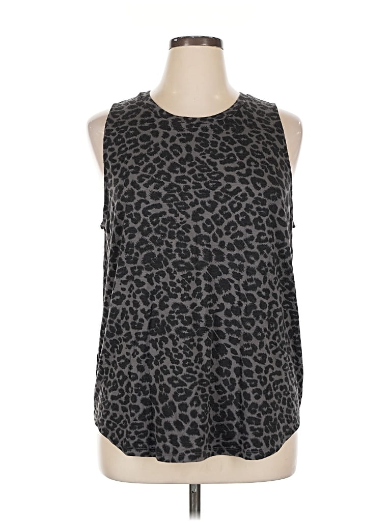 Pre-owned Glyder Sleeveless T-shirt In Gray